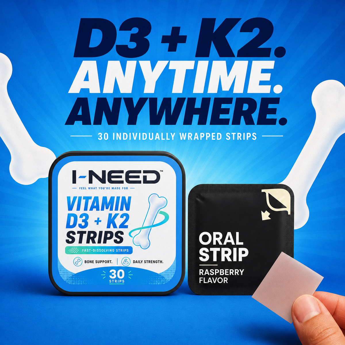I-NEED VITAMIN D3 + K2
