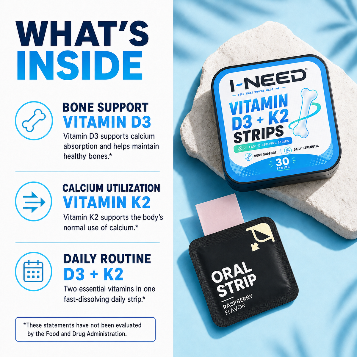 I-NEED VITAMIN D3 + K2