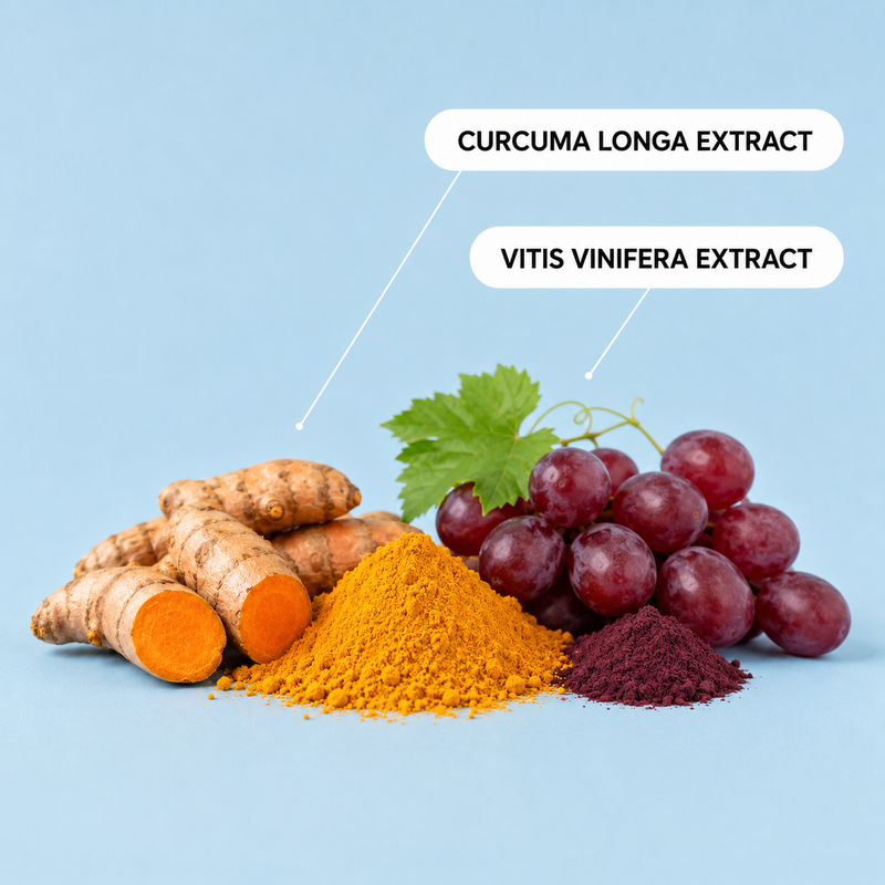 Curcuma Longa & Vitis Vinifera Extract
